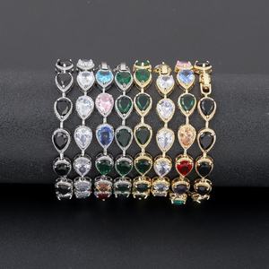 Jxx Factory Wholesale Fashion Jewelry Couple <b>Bracelets</b> Ladies Adjustable <b>Cubic</b> <b>Zirconia</b> Tennis <b>Bracelet</b> for Women - Product Image 3