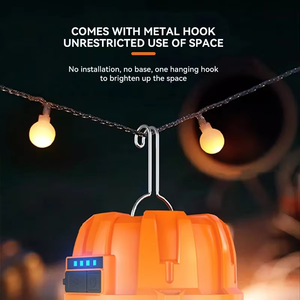Linterna de Camping Recargable con Gancho, Luz LED Impermeable IP65, 3 Modos, Batería de Litio USB-C, Certificación CE <span class=keywords><strong>para</strong></span> Exteriores del Reino Unido - Product Image 6