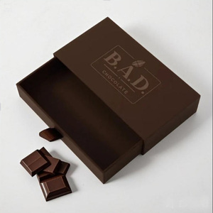Sang trọng món quà cưới sô cô la thanh bao bì Giao hàng nhanh mềm cảm ứng sang trọng cứng nhắc hộp UV Matt kết thúc tái sử dụng cao cấp - Product Image 1