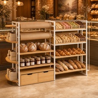 Étagère de présentation pour snacks, présentoir de magasin de détail avec rangement pour noix