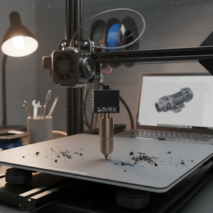 Accessori per Stampanti 3D: Ugello in Carburo di Tungsteno ad Alto Flusso da 0,6 mm - H2D per Filamenti Abrasivi HRA 90 Più Resistenti - Product Image 3