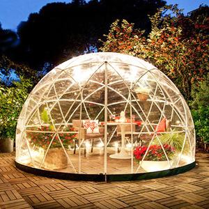 เต็นท์โดมสองชั้นสำหรับร้านอาหารสวนแบบใสเต๊นท์โดมสองชั้น - Product Image 1