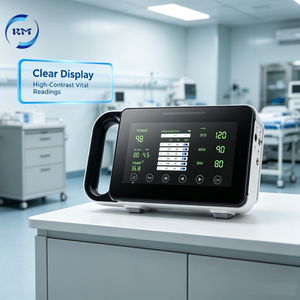 Moniteur portable multi-paramètres ECG et tension artérielle 7 pouces, étanche, pour les rondes en <span class=keywords><strong>salle</strong></span>, les transferts d'ambulances et la surveillance des signes vitaux des patients - Product Image 4