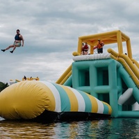 Tour de saut d'eau gonflable catapulte d'eau blobs d'eau sac de saut à vendre