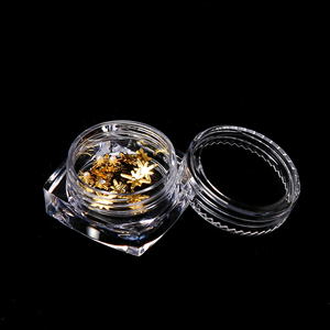 2.5g Small Plastic Jar Lid Nail Powder Glitter Cosmetic Eye Cream Sample Container Salon Manicure <b>Storage</b> Pot <b>Tool</b> Refillable - Product Image 4