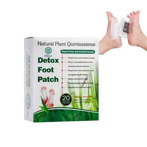 Kruidenbamboe Detox Foot Patch Reinigende Detox Bevordert Het Slapen Van Gewichtsverlies Diepe Reiniging