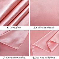 Nappe de fête en satin couverture de Table 58x102 pouces mariage Rectangle nappe en soie brillante couverture de Table nappe en tissu lisse