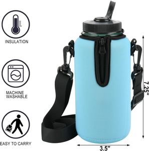 Bouteilles d'eau isothermes à large ouverture de 32 oz personnalisées, anti-condensation, pour la randonnée, la gym et l'utilisation en sac à dos - Product Image 2