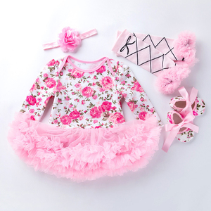 ชุดรอมเปอร์เด็กทารกผ้าฝ้ายดีไซน์สวยงามขายส่ง ชุดเสื้อผ้าเด็กบูติก - Product Image 4