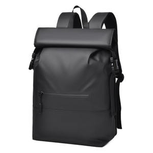 Sac à dos d'étudiant pour homme en polyester personnalisé, imperméable, pour l'école, le quotidien, le collège, sac à dos à enroulement - Product Image 1