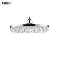 Douche pluie murale chromée polie avec poignée unique en laiton et cartouche céramique pour appartement – Design moderne
