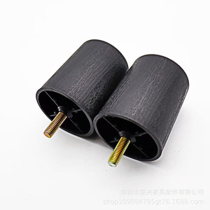 Pieds de canapé ronds en plastique Lianxing 60/58/70mm, vis M8, finition grain de bois, pieds de meubles - Product Image 5