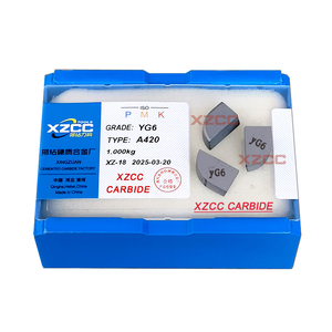 Puntas soldadas cementadas YG8 A420, Herramientas de corte para torneado externo YG6 A416, Insertos P30 K20 A412 Zhuzhou, A412 A416 A420 A425 A430 A430 - Product Image 5