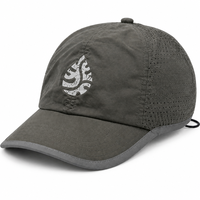 Casquette de golf personnalisée avec logo imprimé réfléchissant, perforée, respirante, casquette de sport de baseball avec visière incurvée pour la course à pied et les activités de plein air