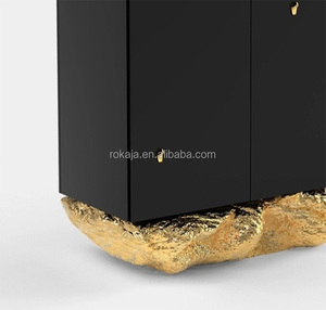 Mueble para Vino de Cobre de Alta Gama, Personalizado, para Sala de Estar de Villa de Lujo, Almacenamiento para el Hogar, Hotel, Aparador Decorativo, Rkj-rx25194, Cobre - Product Image 3