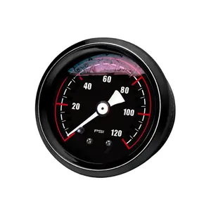 <span class=keywords><strong>40mm</strong></span> schwarzes Stahl gehäuse Kraftstoff manometer - Product Image 1