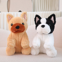 Jouet de bouledogue français en peluche doux promotionnel unisexe, mascotte d'anime pour enfant mignon, cadeau anti-stress pour chien taureau, animal en peluche pour bébé