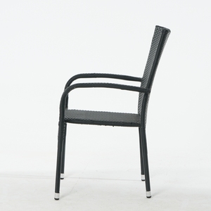 <span class=keywords><strong>Di</strong></span> alta Qualità <span class=keywords><strong>di</strong></span> Stile Moderno Ristorante Mobili Da Giardino Bistro <span class=keywords><strong>di</strong></span> Alta Posteriore del Braccio Sedia <span class=keywords><strong>di</strong></span> Canna Poly Vimini Impilabile In Plastica Sedia In Rattan - Product Image 4