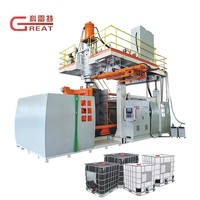 Machine de soufflage IBC pour conteneurs de 1000 L de qualité industrielle, idéale pour la conservation de l'énergie, pour réservoirs d'eau en plastique et accumulateurs IBC