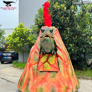 Modello di Dinosauro <span class=keywords><strong>T</strong></span>-<span class=keywords><strong>Rex</strong></span> Animatronico con Mezzo Corpo e Testa, Effetto Vulcano - Product Image 3