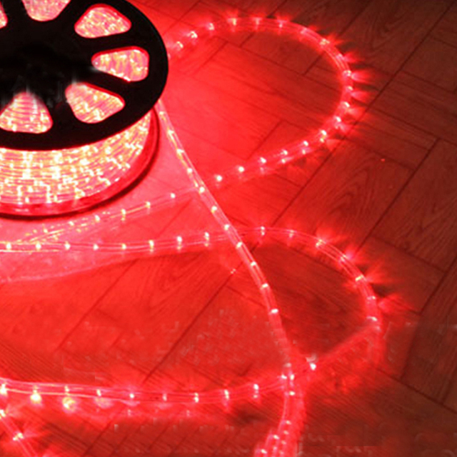 6000K White PVC Rope Lights Bulbs Color-Changing LED Hanging Light with Rope Design