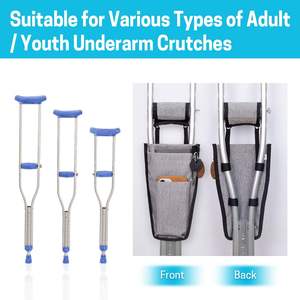 Échantillon gratuit Sac de canne de marche léger et portable, facile à transporter, personnalisé, accessoires de rangement, pochette durable pour béquille - Product Image 5