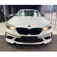 Coche de alta calidad kits de cuerpo para BMW Serie 2 F22 F23 2014-2018 actualización a M2C modelo con parachoques delantero completo con rejilla