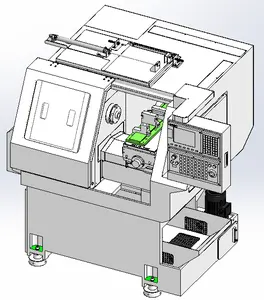 Máquina de torno CNC de cama plana de fábrica de China 360mm barata a la venta