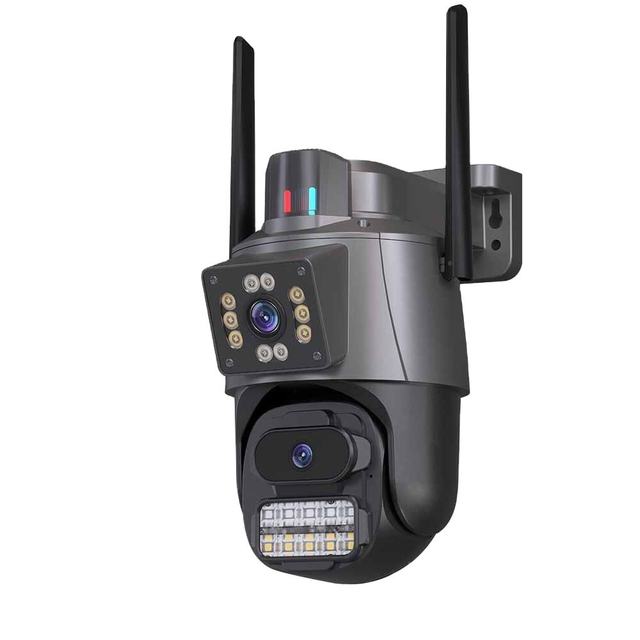 ICSee A38 6MP 5X Zoom Dual Lens Bullet IP66 Waterproof Outdoor Security Wifi Auto Tracking Network Camera