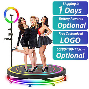 ตู้ถ่ายภาพอัตโนมัติ 360 องศา ตู้ถ่ายภาพวิดีโอ 360 องศา สำหรับ 4 คน ตู้ถ่ายภาพกระจกวิเศษ 360 องศา พร้อมอุปกรณ์เสริมฟรี - Product Image 3