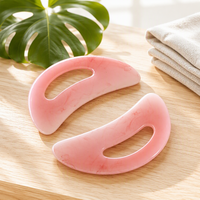 Grande Planche Gua Sha en Résine, Grattoir Facial et Corporel en Acrylique, Outil de Massage Manuel avec Commande Filaire, Logo Personnalisé, Fournitures de Beauté SPA