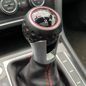 Pomello del Cambio Auto a 5 6 Velocità in PVC+Nera Plastica per Volkswagen Golf 7 Mk7 GTI GTD 2013-2018 Jetta Bora <span class=keywords><strong>Passat</strong></span> <span class=keywords><strong>Interni</strong></span> - Product Image 5