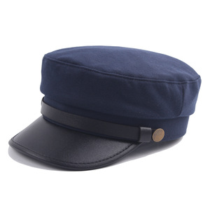 MeetLife Unisex cappello nero da <span class=keywords><strong>autista</strong></span> Anime cappello Cosplay berretto da violinista cappello capitano <span class=keywords><strong>autista</strong></span> di limousine Jotaro - Product Image 5