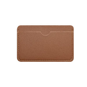 Dompet Rfid memblokir pemegang kartu ID pemegang kartu kulit sangat ramping pemegang kartu minimalis tempat kartu merah muda dengan <span class=keywords><strong>3</strong></span> Slot - Product Image 4
