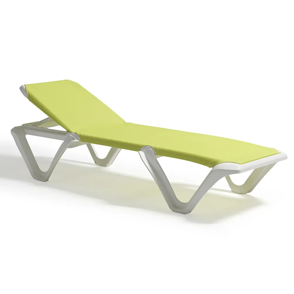 EVA natural resin waterproof cushion reclining sun beds beach lounger sun lounger for hotels