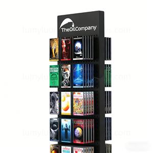 Exhibidor de Metal Perforado para Tienda de Vídeos con Ganchos para Exhibición de DVD y CD, Soporte de Pared y de Piso para Colgar Productos - Product Image 5