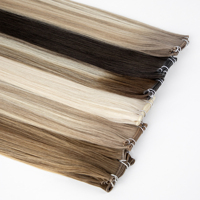 Extensions de cheveux LeShine russes vierges, fines et invisibles, double trame, cheveux humains Remy, sans produits chimiques