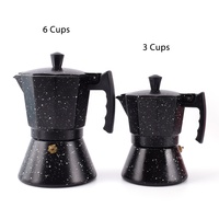 Cafetière expresso italienne avec percolateur et base à induction