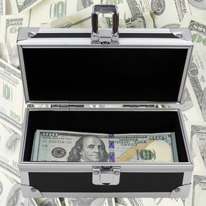 Boîte à monnaie en alliage d'aluminium pour espèces, porte-monnaie, organisateur <span class=keywords><strong>de</strong></span> billets, plateau à monnaie à une seule rangée, boîte <span class=keywords><strong>de</strong></span> rangement pour argent - Product Image 6