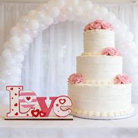 Support de lettres LOVE en bois pour la Saint-Valentin, décoration romantique, fournitures en gros