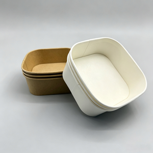 Tazón de papel para uso comercial con tapas laminadas en PE, impreso en 0-8 colores, tamaño y peso personalizados, con logo, para servicio de comida rápida - Product Image 4