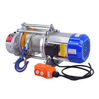Treuil électrique de levage en alliage d'aluminium et acier, neuf et économique, 2 tonnes, avec câble métallique de 30 m et moteur 100 % cuivre, télécommande