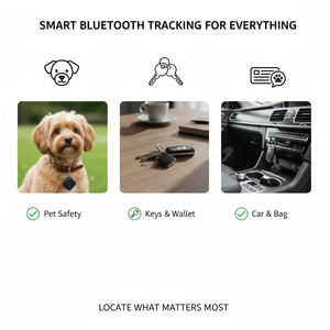เครื่องติดตามอัจฉริยะ Find My Tracker Smart Google Find Hub ปี 2026 สำหรับสัตว์เลี้ยงและกุญแจ ป้องกันการสูญหาย พร้อมระบบแจ้งเตือน GPS Tracker - Product Image 4