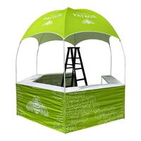 Tente dôme professionnelle personnalisée pour extérieur, kiosque, stand commercial, auvent publicitaire avec logo et texte, étanche, écologique, simple