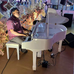Middleford Brand New Professional 88 <b>Keys</b> White Baby Grand Piano Digital with Wholesale Mg110w Piano - Product Image 1