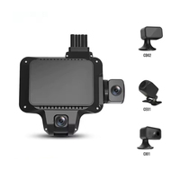 JIMIMAX ADAS 4G DashCam JC450Pro Enregistreur vidéo de voiture 4CH/5CH Visualisation en direct par téléphone 24/7 en temps réel AI Auto GPS DVR APP