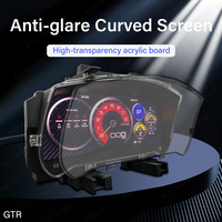 Pour Nissan Skyline GTR GT-R R35 2008-2024 ACARDASH OEM Compteur de vitesse LCD numérique, affichage numérique du tableau de bord