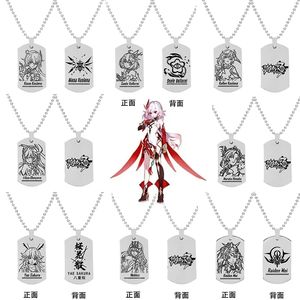 <span class=keywords><strong>Honkai</strong></span> สร้อยคอสแตนเลส<span class=keywords><strong>3</strong></span>แฉกสำหรับผู้หญิง,สร้อยคอจี้แท็กสุนัขพิมพ์เลเซอร์สองด้านเทรนด์สีเงินขอ<span class=keywords><strong>ง</strong></span>ขวัญ - Product Image 1