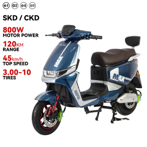 สกู๊ตเตอร์สำหรับผู้ใหญ่ สีฟ้า มอเตอร์ 72v 2000w ระยะทางวิ่ง 120 กม. ความเร็วสูงสุด 70 กม./ชม. สำหรับการขับขี่เพื่อการพักผ่อน J24est014 มอเตอร์ทรงพลัง 800w - Product Image 1