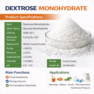 Poudre de dextrose monohydratée de qualité alimentaire pour les boissons, les confiseries, la boulangerie et l'industrie de la fermentation - Product Image 5